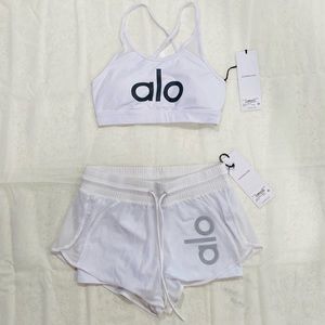Alo Yoga White set NEW